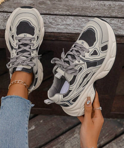 Soft Leather Women Casual Running Shoes
